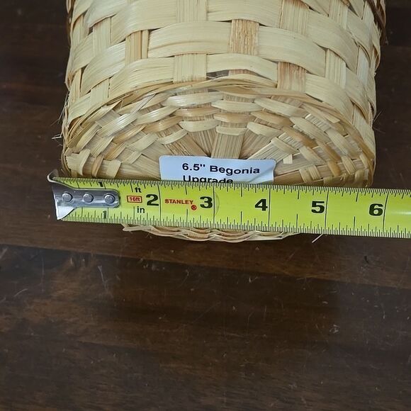 Baskets Small Basket Desktop Finishing Home Storage Weaving Products Plant Cover - Picture 13 of 16